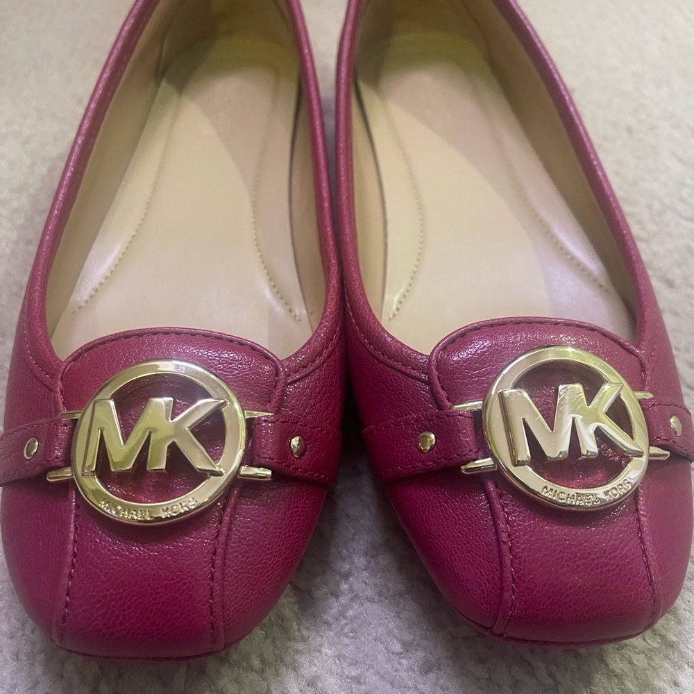 Michael Kors: Fulton Metallic Leather Moccasin
